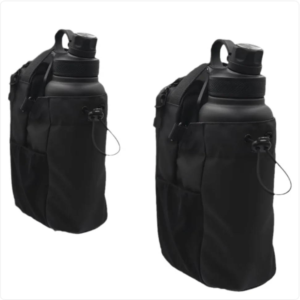 Magnetic Water Bottle Holder w Storage
